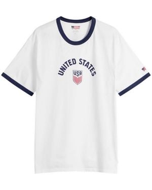 Levi's Usa Retro Ringer T-Shirt - White