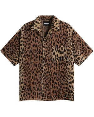 Neighborhood X Hippopotamus Terry Cloth Shirt - Brown