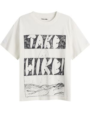 STORY mfg. Grateful T-Shirt - White
