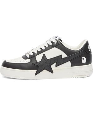 A Bathing Ape Bape Sta Os #2 M2 Shoes - Black