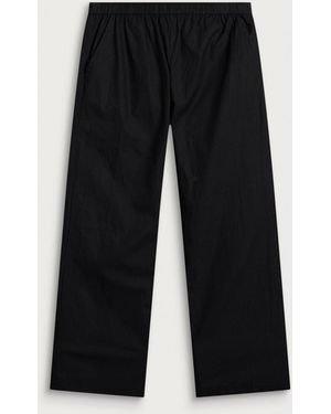 Fruity Booty Cotton Trousers - Black