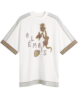 ALÉMAIS Monkey Dance T-Shirt - White