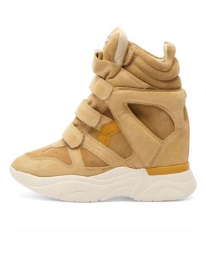 Isabel Marant Balskee Platform Sneakers - Metallic