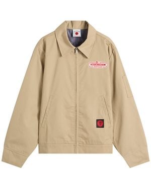ICECREAM Ic Supplies Work Jacket - Natural