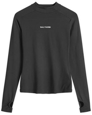 Daily Paper Long Sleeve Esosa T-Shirt - Grey