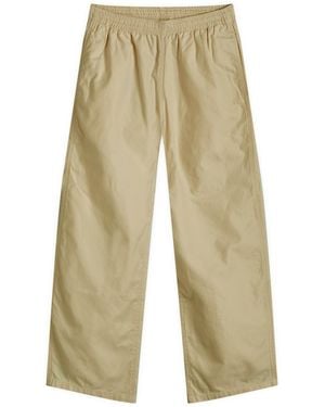 Gramicci Relaxed Cotton Drawstring Joggers - Natural