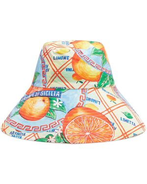 Damson Madder Fruit Sun Hat - Multicolour