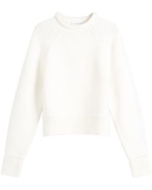 GOOD AMERICAN Crewneck Jumper - White