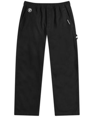 Aape By A Bathing Ape Aape Now Denim Workwear Trousers - Black
