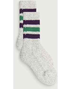 RoToTo Oldschool Work Boot Sock - White