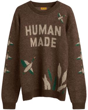 Human Made Graphic Knit Sweater - Brown