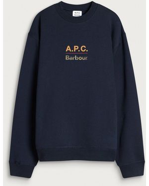 Barbour X A.P.C. Sweatshirt - Blue