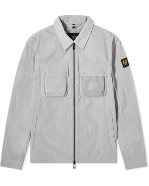 Belstaff Outline Ripple Shell Overshirt - Grey