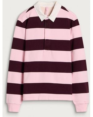 Skims Boyfriend Fleece Polo - Red