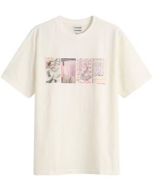 Damson Madder Slow Life Crossword Graphic T-Shirt - Natural