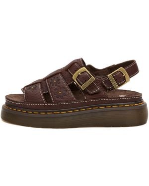 Dr. Martens Wrenlie Open Fl Sandal - Brown