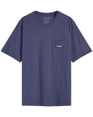 Patagonia Daily Pocket T-Shirt - Blue