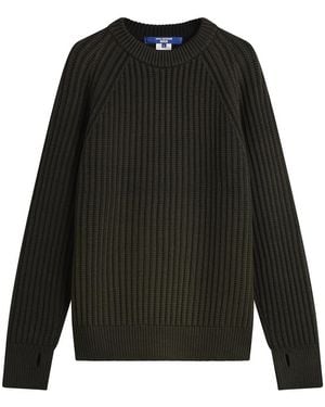 Junya Watanabe Double Sided Ribbed Knit - Black