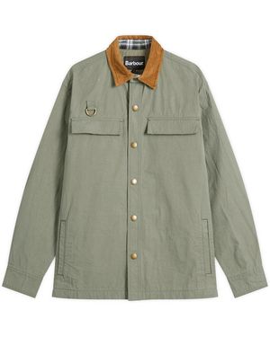 Barbour Heritage+ Spey Poplin Overshirt - Green