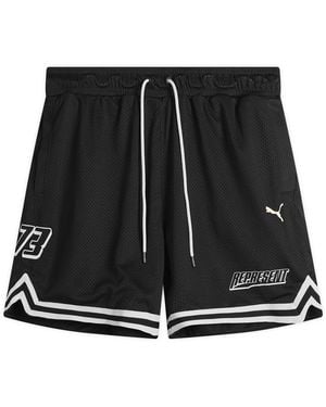 PUMA X Represent Graphic Shorts - Black