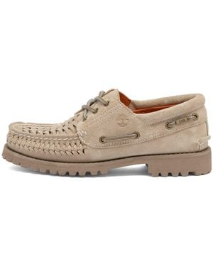 Timberland End. X Authentic 3 Eye Boat Shoe - Natural