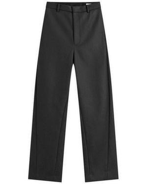 AURALEE Light Melton Slacks - Gray