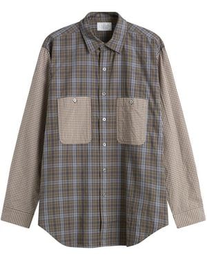 Unlikely Dry Goods 2-Tone Work Shirt - Grey