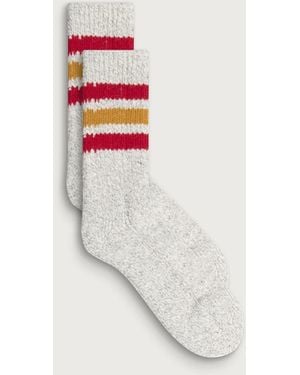 RoToTo Oldschool Work Boot Sock - Red