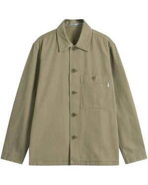 Norse Projects Standard Twill Overshirt - Green