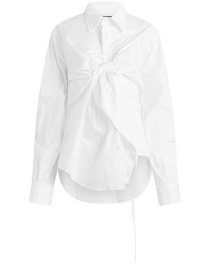 OTTOLINGER Twisted-Pleat Tailored Shirt - White