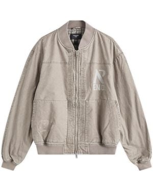 Represent End. X Utility Bomber Jacket - Brown