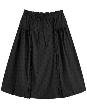 Damson Madder Agathat Puff Skirt - Black