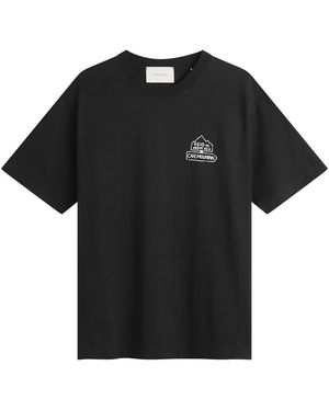 Cafe Mountain Refuge T-Shirt - Black
