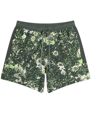 Nike Acg All Over Print Shorts - Green