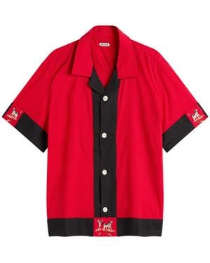 Bode Pointer Short Sleeve Shirt - Red