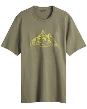 MONTANÉ Dual Mountain T-Shirt - Green