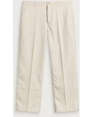 Les Deux Brushed Twill Tailored Trousers - White