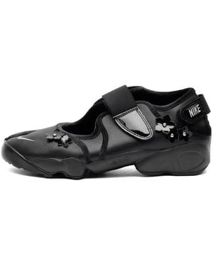 Nike W Air Rift Leather Trainer - Black