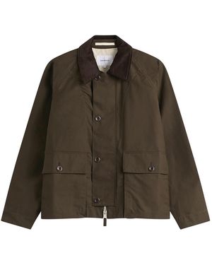 Norse Projects Holmen Wax Jacket - Green