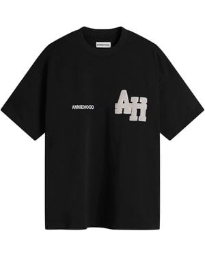 Annie Hood University T-Shirt - Black