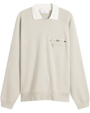 Toga Toga Polo Collar Sweatshirt - White