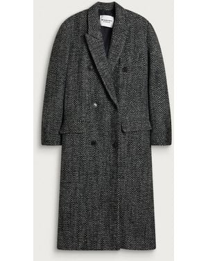 Isabel Marant Étoile Pilda Long Coat Jacket - Gray