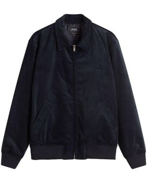 A.P.C. Gilles Corduroy Jacket - Blue