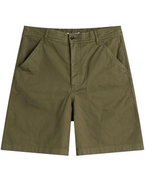 Norse Projects Kvitfell Relaxed Twill Shorts - Green
