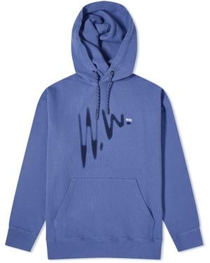 WOOD WOOD Zeus Shadow Hoodie - Blue