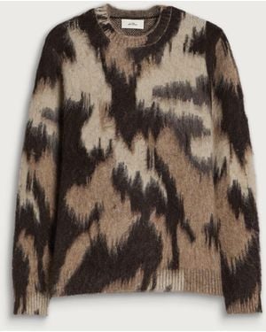 Les Deux Forrest Crew Neck Jumper - Brown