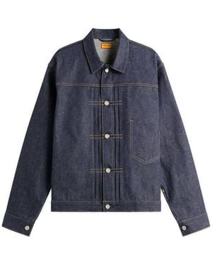 Human Made Selvedge Past Denim Work Jacket - Blue