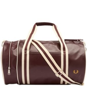 Fred Perry Classic Barrel Bag - Brown