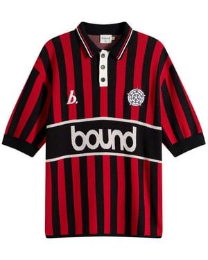 BOUND Lancs Knit Football Shirt - Red