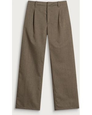 Our Legacy Flowy Fleck Wool Still Chino - Natural